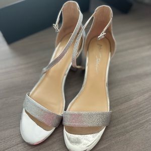 Betsey Johnson sparkly block heels